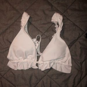 White swim suit top